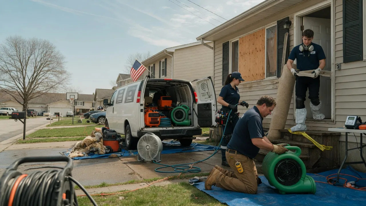 Water Damage Restoration in Sidman, PA near me